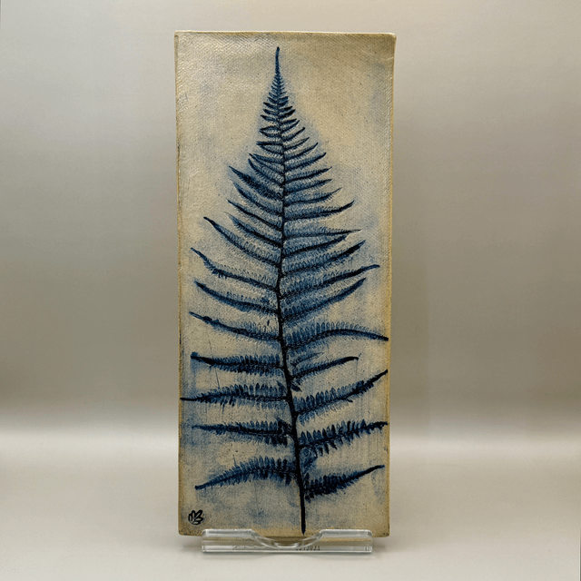 Cobalt Fern Tile