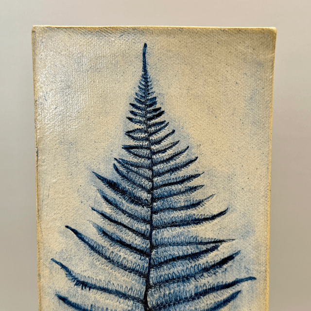 Cobalt Fern Tile