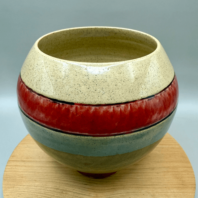 Stoneware Bowl red