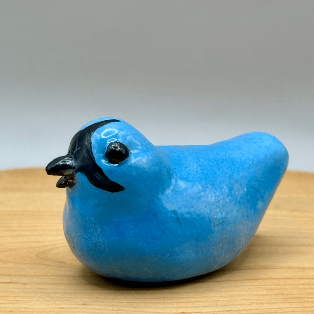 Small blue bird whistle