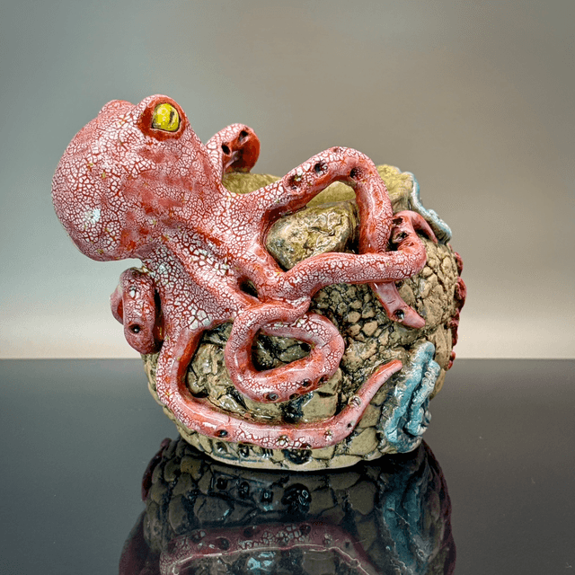Octopus reef crack pot