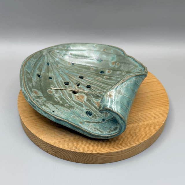 Hosta leaf soapdish