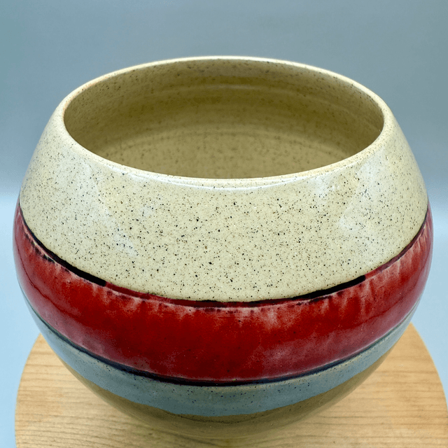 Stoneware Bowl red