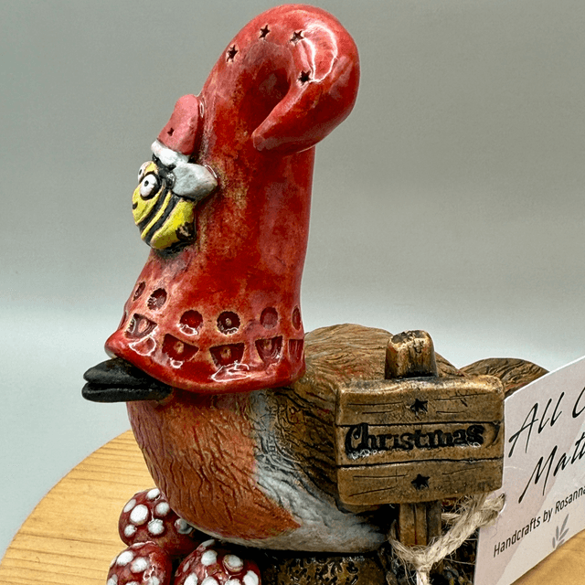 Ceramic Christmas Red Robin 