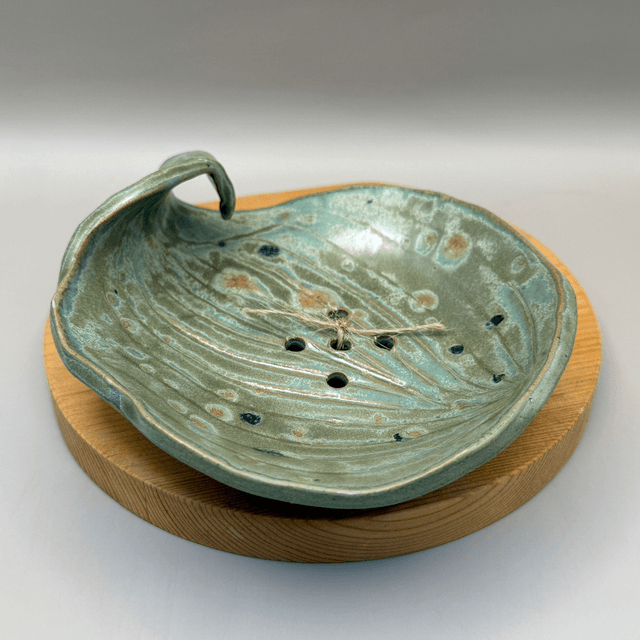 Hosta leaf soapdish